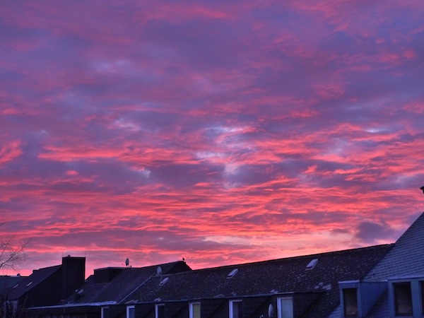 Himmel ist rot