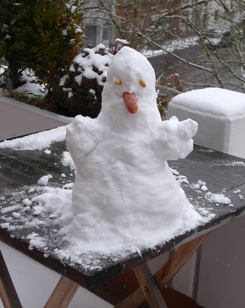 Schneepinguin